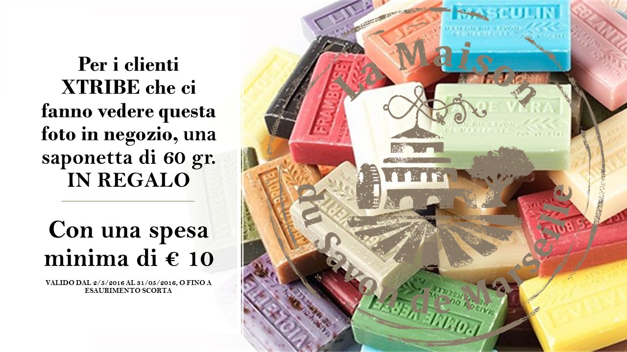 Saponetta di 60 gr. IN REGALO
