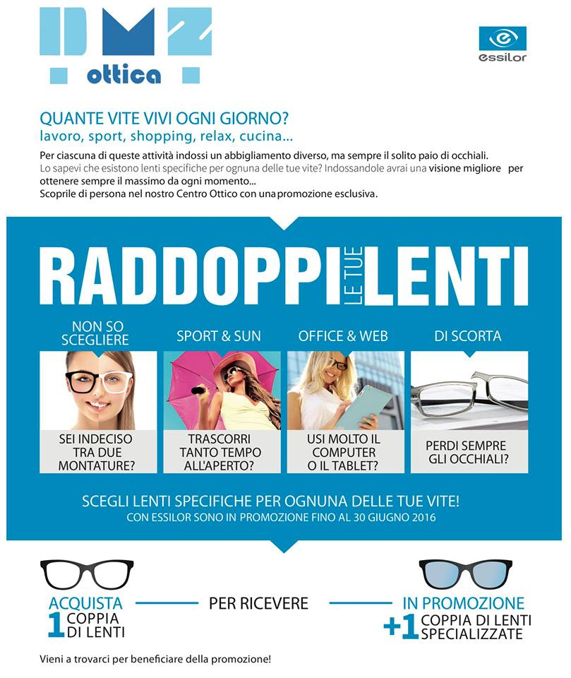 Raddoppia le tue lenti