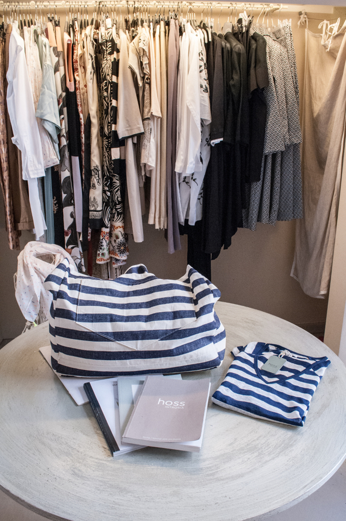 Maglia e borsa a righe Hoss