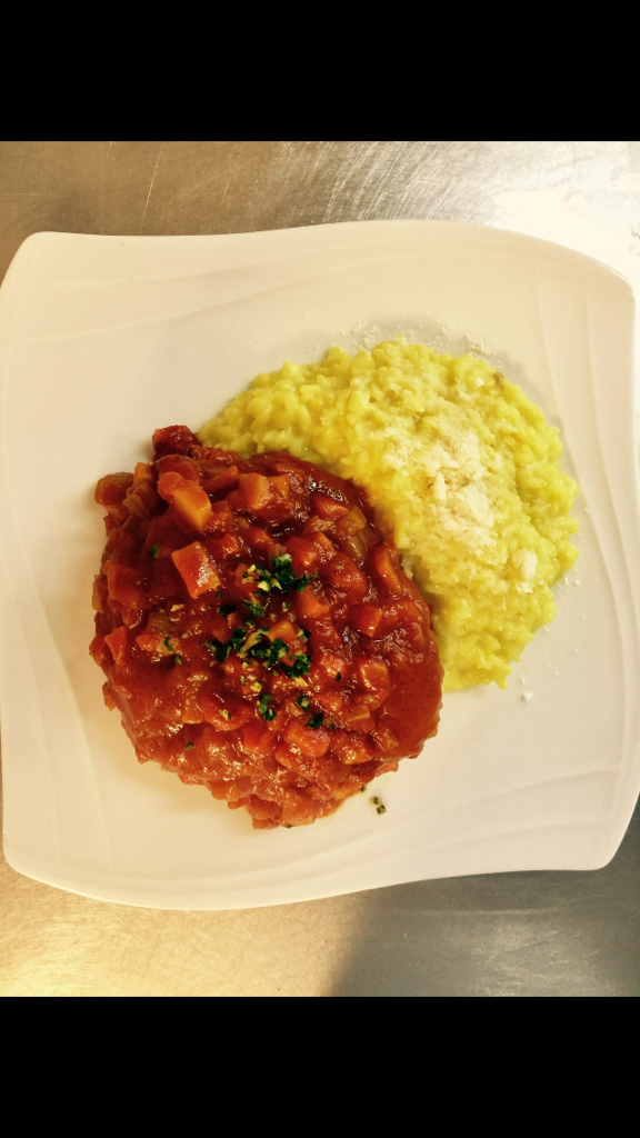 Ossobuco con risotto