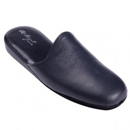 Pantofola uomo in pelle