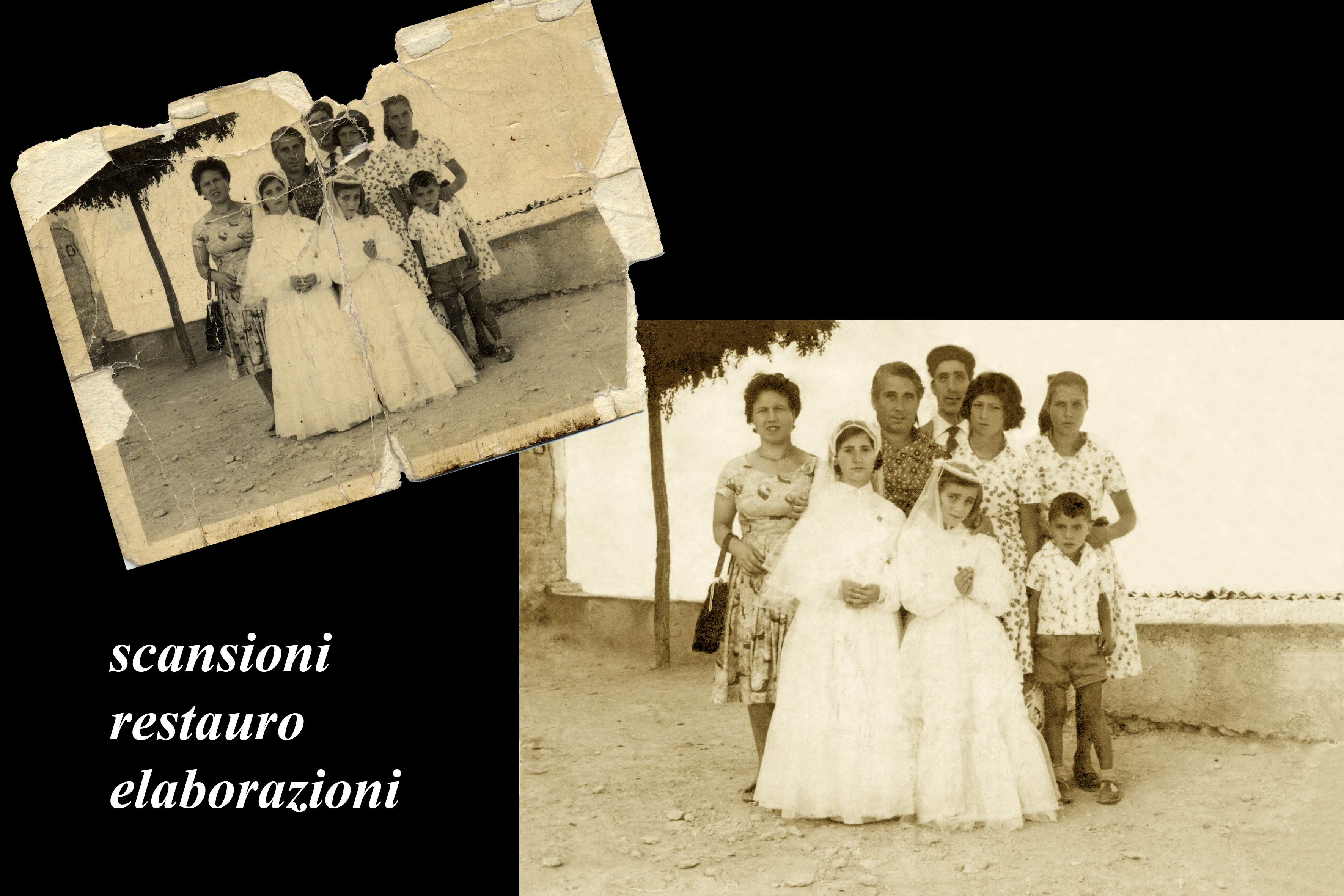 Restauro ed elaborazione foto