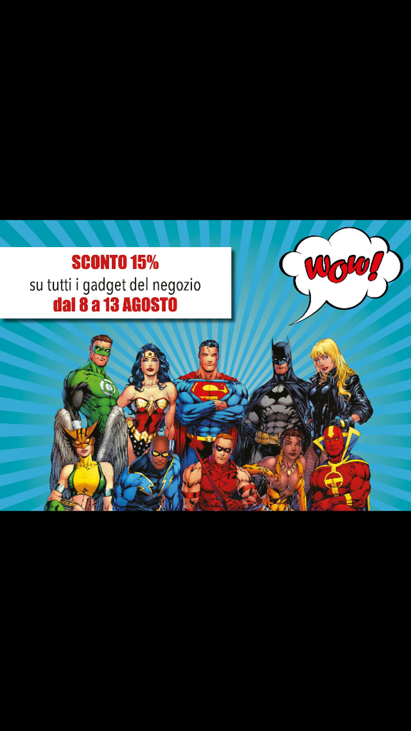 Sconto 15% sui gadget