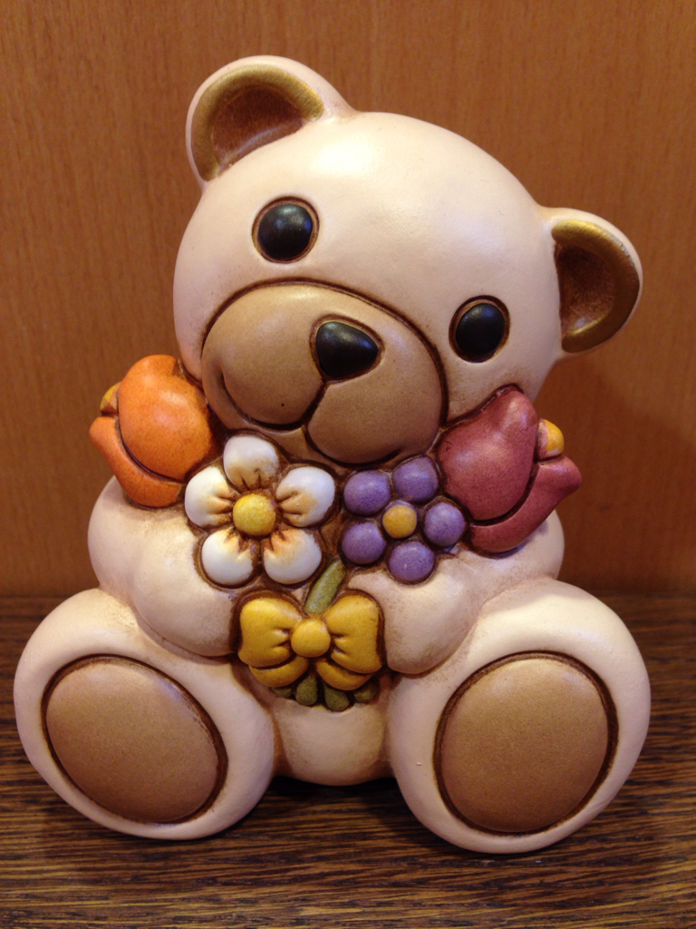 Teddy con mazzo di fiori limite Edition 2016