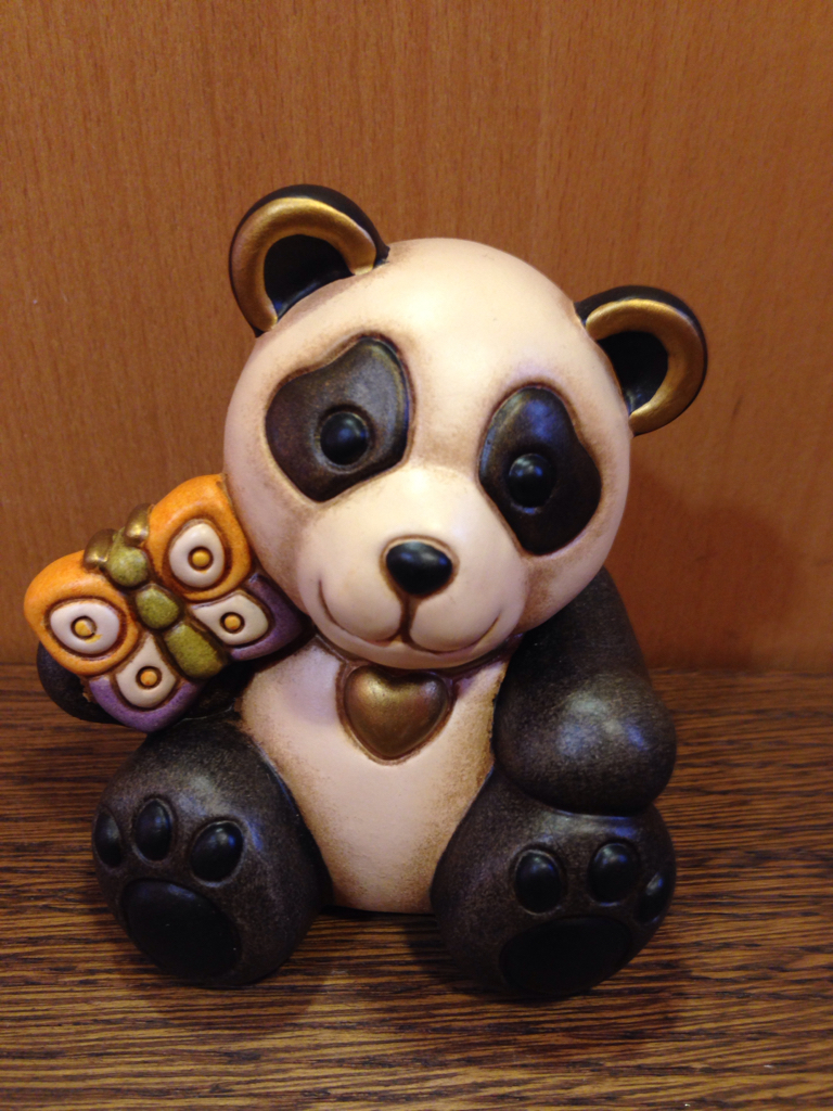 Panda Thun con farfalla