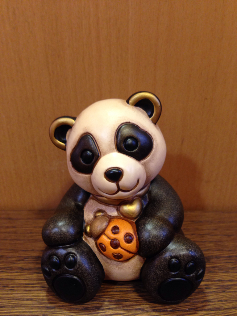 Panda Thun con coccinella